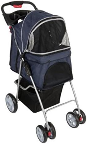 Very Comfy Dog Stroller Buggy Carrier - For Small Dogs Up to 15kg - Easy To Push - Light And Stable