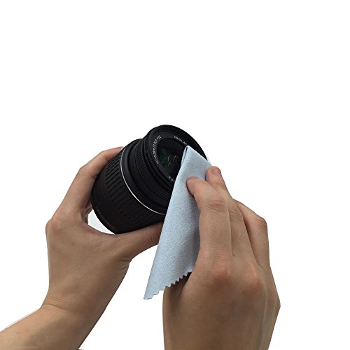 Elfenstall Set 5 x Microfaserreinigungstuch aus Microfaser Reinigungstuch 15 x 15 cm in blau, für alle Smartphones Kameras Tablet PCs – Bildschirm Tuch – Displayreinigungstuch - 7