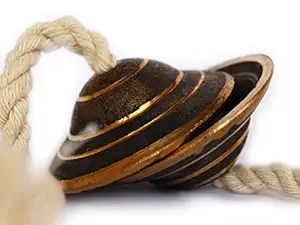 De Kulture Works Handmade Kansa Manjeera Mini Pure Bell Metal Indian Cymbal - 2X2 DH (Inches)