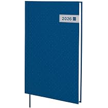 Agenda 2026 Finocam - 1 Jour Par Page - Couverture Rigide Porto Mauve - Catalan - Ruban Marque-Pages