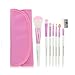 Low-cost sales makeup tools 7pcs Both portable makeup brush set, Soft hair brand PINK makeup brushes professiona