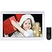Produktbild CR#ST 15.6 Zoll Digitaler Bilderrahmen IPS Display 1920 x 1080 HD-Video Wiedergabe, Menschlicher Körper Induktion,Ultradünnes Metallgehäuse,Fernbedienung, Zufallswiedergabemit 16 GB SD-Karte