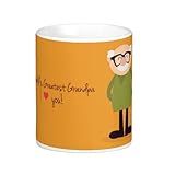 exciting Lives Ceramic Coffee Mug - Birthday Anniversary Gift for Grandfather