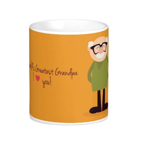 exciting Lives Ceramic Coffee Mug - Birthday Anniversary Gift for Grandfather