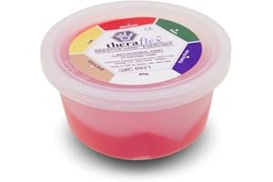 PRAXIS MEDICAL NETWORK PASTA MODELLABILE PER LA RIEDUCAZIONE DELLA MANO THERAFLEX PUTTY - Confezione gr. 85 (Rosso - Medio)