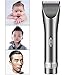 Sminiker Quiet Hair Clippers Cordless Rechargeable Hair clippers for Adults and Babies Professional Barber Clippers Set with 2 Rechargeable Batteries 4 Comb Guides and Scissors(Grey)