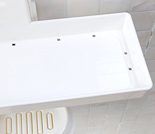 Feibrand Badezimmer Organizer Duschregal mit Saugnäpfe - 6