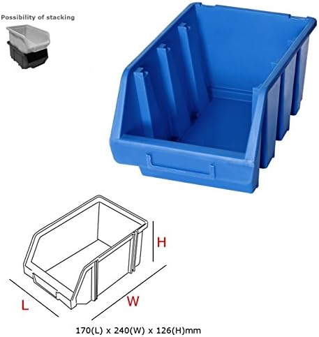 Patrol GroupERG3NIEPG001 1 x Ergo L Plus Storage Box, Blue, 170 x 240 x 126 mm