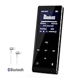 mp3 player mit bluetooth für sport Bluetooth 4.0 Funktion: Kompatibel mit den meisten Bluetooth Headsets oder Bluetooth Lautsprechern. Die gerade Entfernung ohne Hindernis beträgt etwa 10 Meter. Bieten Sie Musik der Hi-Fi Klasse und genießen Sie die schöne Musik.