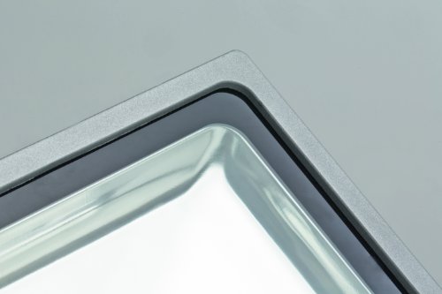 as – Schwabe as Chip-LED-Strahler 120 W, geeignet für Außenbereich, Gewerbe, Baustelle mit Samsung-Chip-LED, silber, 46985 - 3