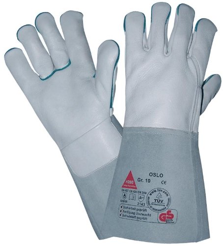 Universal-Schweißerhandschuhe OSLO Rindnarbenleder TÜV GS