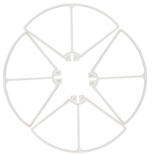Preisvergleich Produktbild TianranRT Universal Flug Paddel Antikollision 4Stk Propeller Schutzvorrichtungen Abdeckung Zubehör Für Heilig Stein HS100 S70W Dorne Quadcopter (Weiß)