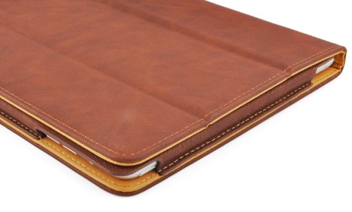 JAMMYLIZARD | Hülle für [ iPad Air 5. Generation ] Ledertasche Smart Cover, BRAUN & HONIG 2. Edition