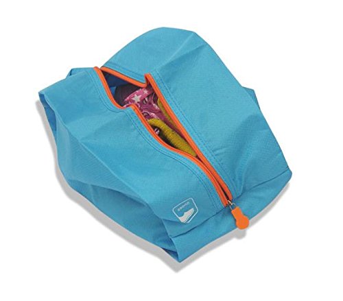 Set 2 wasserdichte Schuhhülle Taschen oder Reise Organizer-Tasche. Ideal für Reisen. Zufällige Farben. - 5