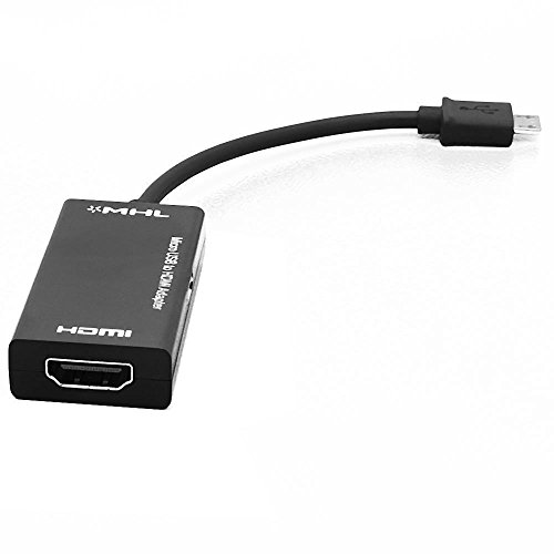 Pure² MHL Adapter FULL HD Kabel Micro USB auf HDMI Full HD 1080p HDTV – Adapter wie EIA2UHUN – passend für HTC ONE – Samsung Galaxy Note N7000 / i9220 / Galaxy S2 i9100 / LTE – HD LTE / Galaxy Nexus i9250 / i997 Infuse 4G / HTC Flyer / HTC Evo 3D / HTC ONE S & X / Sony Xperia und viele mehr… - 2