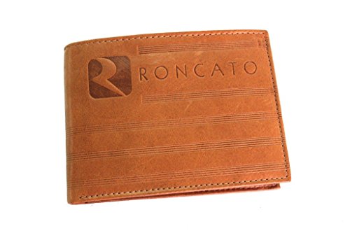 Preisvergleich Produktbild Herrenbrieftasche Brieftasche 10324 Cognac Roncato Italienische Mode