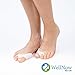 Produktbild Hochwertige Silikon Zehenspreizer Hallux Valgus - Original Wellura Silikon Zehenstrecker - Zehentrenner für den großen Zeh - Stütze/Bandage - Effektiv zur Behandlung und Therapie von Hallux Valgus