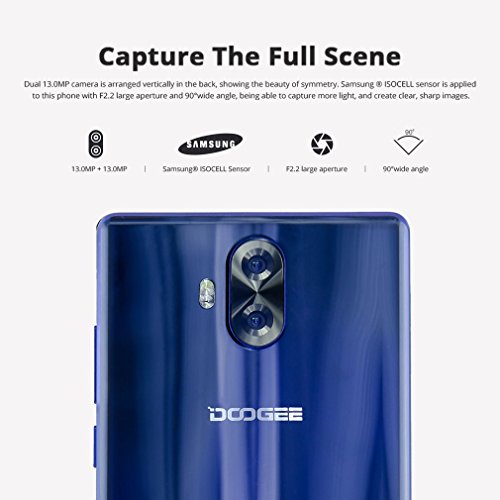 DOOGEE MIX Lite Android 7.0 Smartphone 4G - Schermo 5.2 Pollici Bezel-less 2GB RAM+16GB ROM - 3080mAh Camera 13MP + 8.0MP