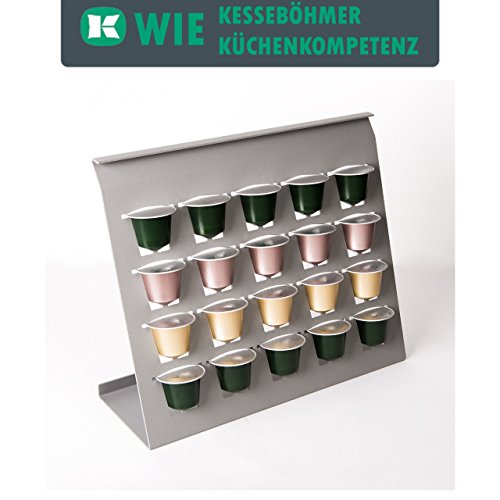 SO-TECH® Linero MosaiQ Kapselhalter Titan grau für 20 Nespresso Kaffee Kapseln passend für Linero Nischensystem - 3