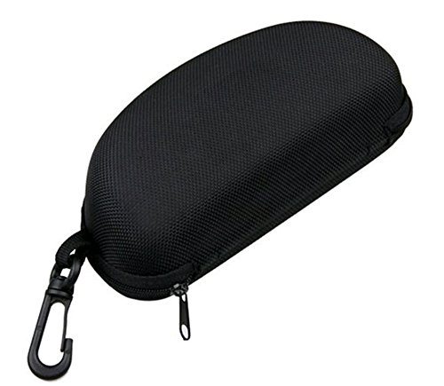 Hosaire Brillenetui Mode Schwarz Reißverschluss Brillen Etui Brillenbox für Sonnenbrillen,Sonnenbrille Box