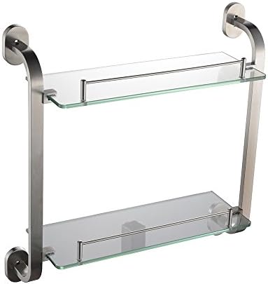ZQ@QX304 stainless steel wire drawing double glazing shelf