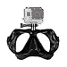 Produktbild Neue professionelle unterwasserkamera tauchen Maske tauchen schnorchel Schwimmbrille für DJI Action,JSxhisxnuid (Schwarz)