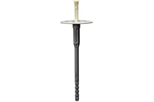 Fischer Tassello FIF-CN II 8/240 per Cappotti, Fissaggio a Percussione ad Alte Prestazioni per Sistemi Compositi di Isolamento Termico Esterno con Spina Composita,100 pezzi per confezione, 546452