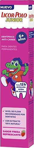 Licor del Polo - Tubo Junior +6 Años - Sabor Fresa - 75ml