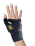 ☑️ EXTRAÍBLES FÉRULAS - Esta férula de pulgar para la mano derecha e izquierda cuenta con férulas ligeras que aíslan y apoyan el pulgar durante las actividades que requieren más flexibilidad. Se pueden quitar las férulas para ajustar la tensión y para limpiar adecuadamente el estabilizador para el pulgar.