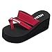 Produktbild Damensandalen Beikoard Zehen Flip Flops Damen Plateausandalen Rutschfeste Flache Hausschuhe Dicke Untere Sandalen Strand Hausschuhe Slippers Schuhe