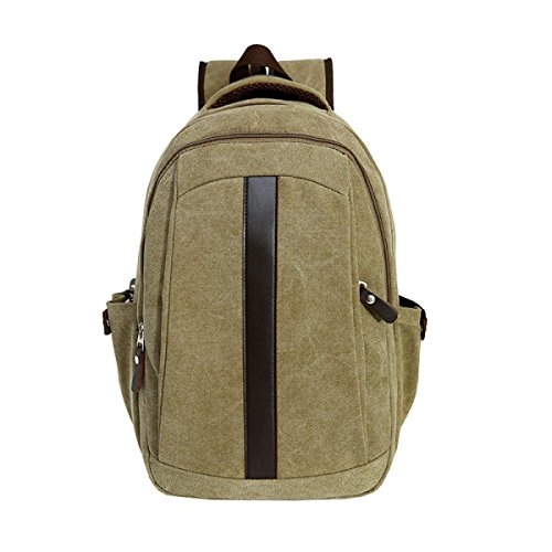 Preisvergleich Produktbild LAIDAYE Schultern Urlaubsreisen Rucksack Business Freizeit Mehrzweck- Reiserucksack,Beige-L