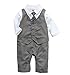 Baby Boy Wedding Tuxedo Waistcoat all in 1pc Outfit with Tie (6-12 Month)
