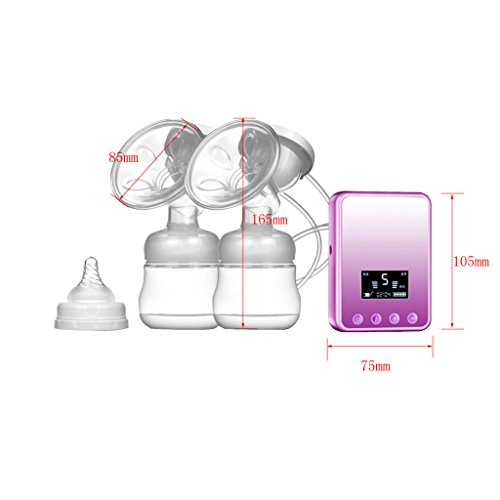 HD LCD Praktisch Elektrische Milchpumpe Brustpumpe Massage Stimulieren Laktation Saugen - 7