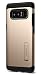 Produktbild Samsung Galaxy Note 8 Hülle, Spigen [Tough Armor] Extrem Fallschutz [Maple Gold] Doppelte Schutzschicht Stoßabweisende Handyhülle Silikon TPU Innenteil + Polykarbonat Außenteil Schutzhülle für Samsung Note8 Hülle Case Cover - Maple Gold (587CS22082)