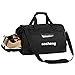 Produktbild Ponangaga Sporttasche mit Schuhfach für Männer, Groß Reisetasche 33L Handgepäck Tasche 50×25×27cm Hochwertige Gym Bag für Frauen und Kinder Schwarz