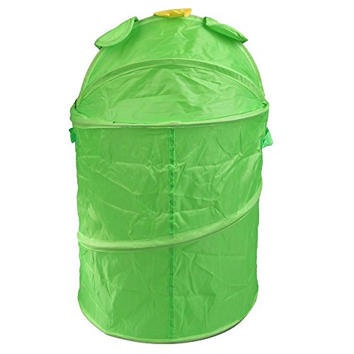 Waeschekorb – TOOGOO(R)Karikatur Folding Ablagekorb Spielzeug fuer Kleidung Gewand (Gruener Frosch) - 4
