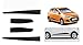 Hotwheelz Side Beading for Hyundai Grand i10 (set of 4) RS.975.00