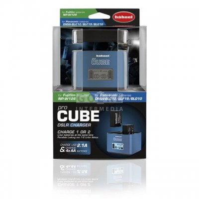 Preisvergleich Produktbild Hähnel Twin-Ladegerät PROCUBE kompatibel mit FUJI NP-W126
