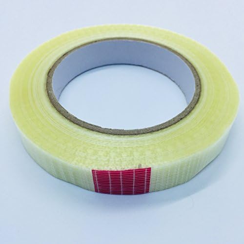 OptOffice Filament Tape, 1.8cm x 10m Industrial Grade Pressure Sensitive Adhesive Perfect For Reinforcing Packages And Palletizing, Ideal for Home, Office, Indoor &amp; Outdoor Use