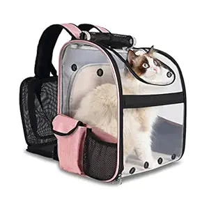 GAPZER Cat Backpack Carrier, Expandable Pet Carrier Backpack for Cats and Small Dogs, Pet Travel Carrier Dog Hiking Backpack Hold Pets Up to 20 Lbs