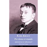 Aphorismes Amazon Fr Karl Kraus Livres