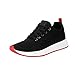Produktbild VECDY Herren Schuhe,Weihnachten Geschenke- Herbst Frauen Männer Mesh Flach Mund Kreuz Gebunden Freizeitschuhe Gym Schuhe Sportschuhe Wanderschuhe schwarz Weiß 39-44