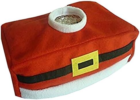 LLips Christmas Decoration Paper Towels Box Ornaments Christmas Handkerchief Case Cover Holiday Festival Party Decor Paper (christmas cloths)