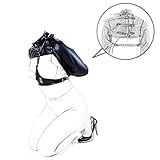 Die Größe ist einstellbar, Sie können es entspannen oder festziehen durch das Ledergürtel.