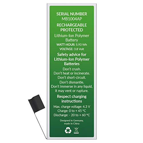 GadFull   Batterie pour Apple iPhone 5S   Production est 2018   avec Bo  te    Outils   Y Compris un Manuel de R  paration et la Bo  te    Outils Profi Kit   Il Travaille avec tous les APN Originaux