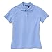 IZOD Ladies' Classic Silkwash Pique Sport Shirt, Black, 2XL