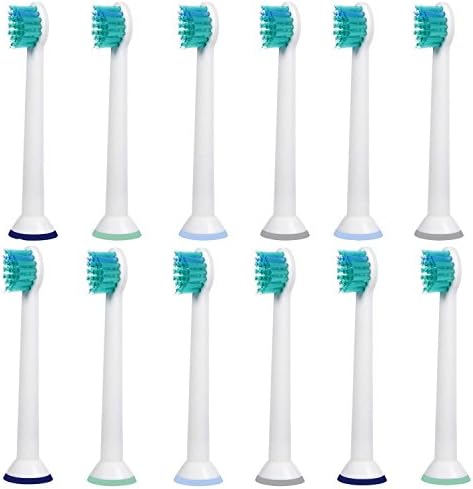 Pack of 12 (3x4) worldgen® Replacement Heads for Philips Sonicare ProResults Mini Toothbrush (hx-6024)