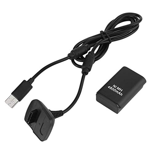 Preisvergleich Produktbild Jiobapiongxin 4800mAh Akku-Pack für Xbox 360 Controller Ladekabel