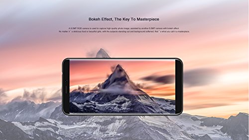 KEECOO P11 - 5,7 Zoll HD (18: 9-VerhÃ¤ltnis Vollanzeige) Android 7.0 4G Smartphone, Gesichtserkennung, Quad-Core 2 GB + 16 GB, 7,8 mm Ultra Slim 5MP + 8MP - Silber