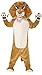 Price comparison product image Smiffys Children's Madagascar Alex The Lion Costume, All-in-One Jumpsuit & Hood, Madagascar, Size: M, Colour: Brown, 20484